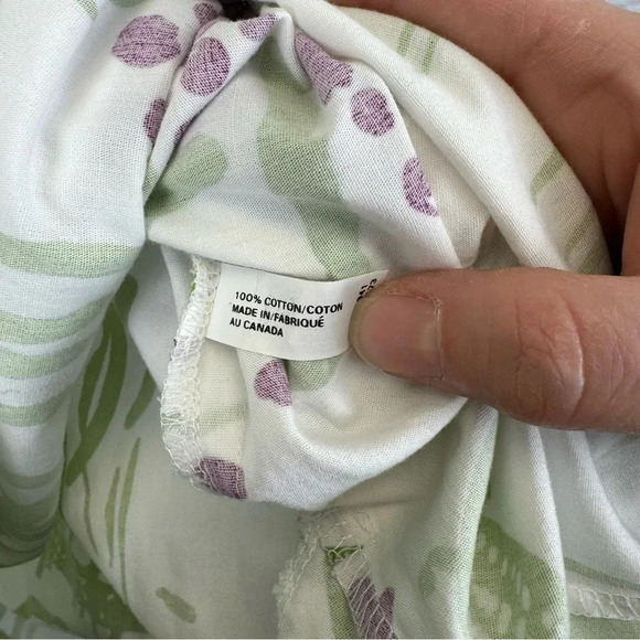 Virginia Johnson Ruffle Sleeve Spring Dress Size Small - Picture 7 of 10